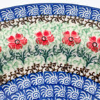 9”  Pasta Bowl.  Hand crafted Polish pottery stoneware: UNIKAT Maraschino Design