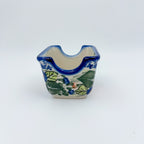 3" Sugar Packet Holder. UNIKAT Poppy Trio Pattern