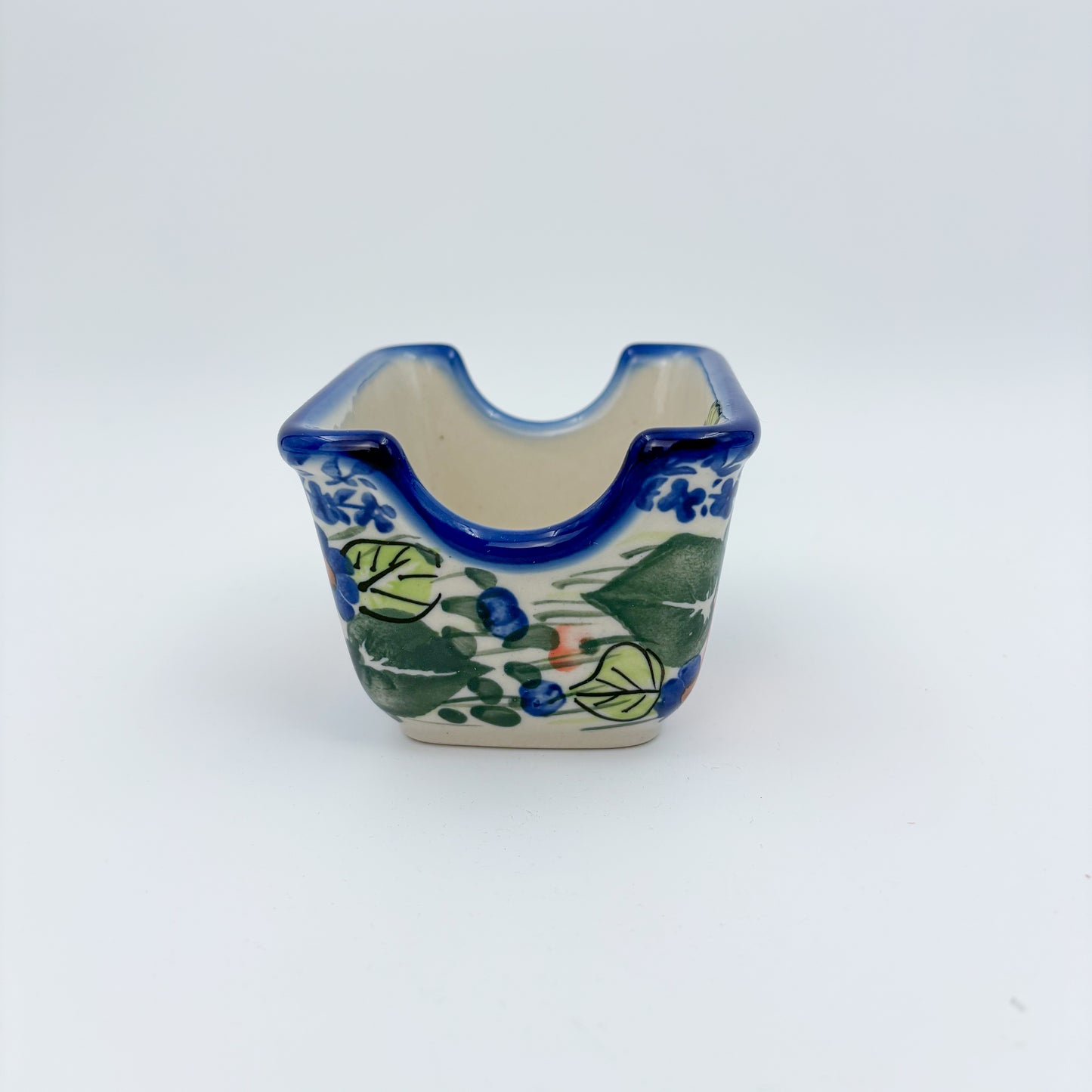 3" Sugar Packet Holder. UNIKAT Poppy Trio Pattern