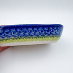 6" Butter Platter: UNIKAT Bluebell Meadow