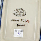 Butter Dish Deep: UNIKAT Floral Garden