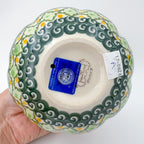 Pumpkin Small 5.3".  Hand crafted Polish pottery stoneware: UNIKAT Scarecrow and Pumpkins