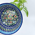  6.” Farm Bowl in the UNIKAT Butterfly Flor-de-lis pattern