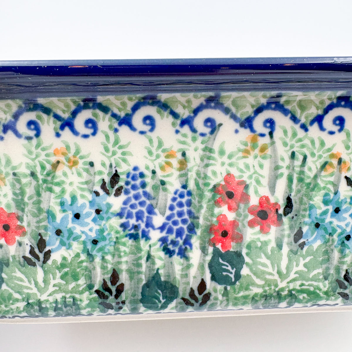 10" Rectangular Baker.  UNIKAT Mariposa Design