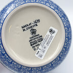 6” Bowl.  Hand crafted Polish pottery stoneware: UNIKAT Deep Winter Design