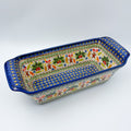 13” Meatloaf/Bread Baker Handmade in Poland.  UNIKAT Candy Heaven Design