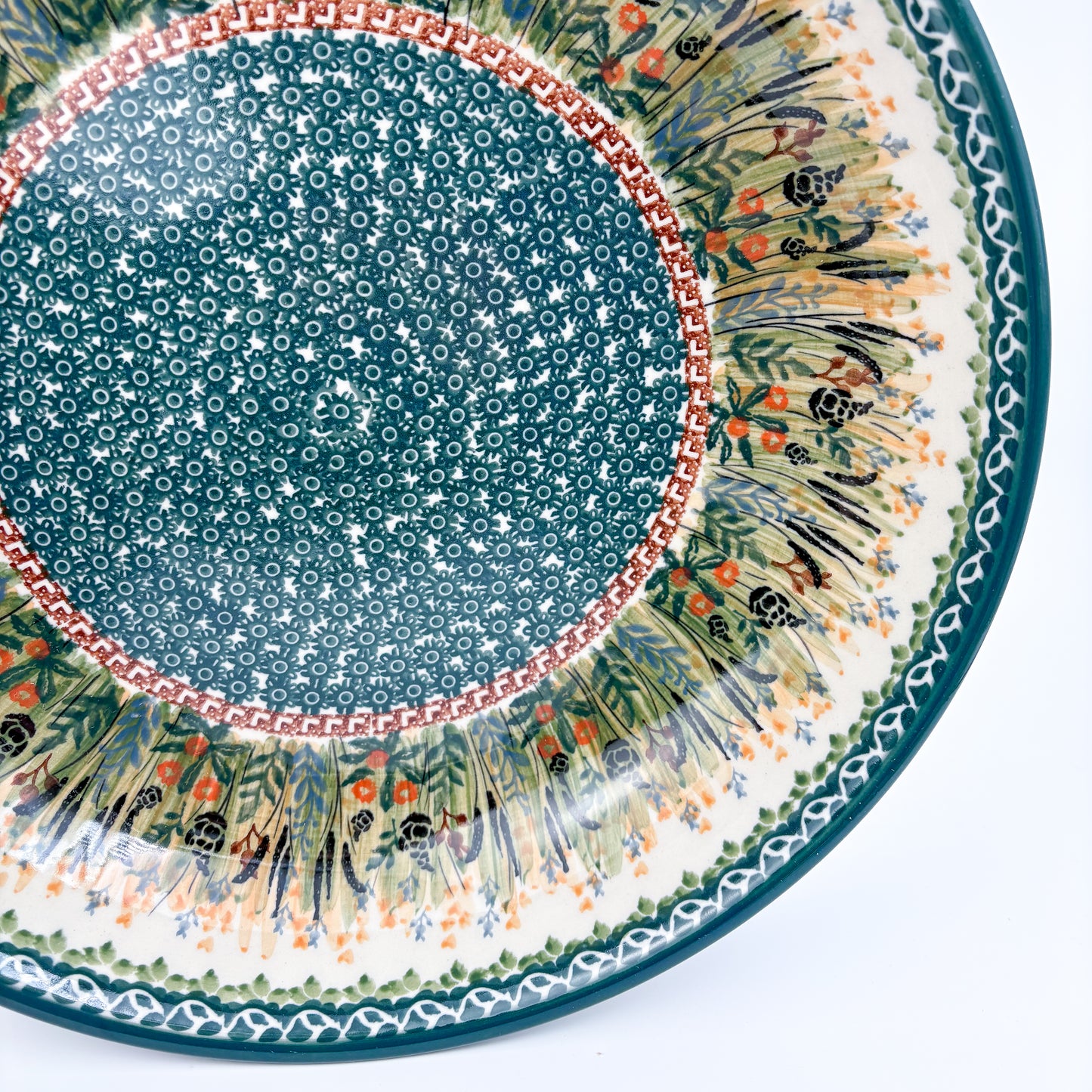 13" Bowl:  UNIKAT Harvest Design