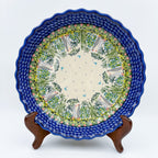 9.6” Pie Baker Handmade in Poland.  UNIKAT Ducks on the Run