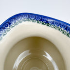 Kula Vase 5.5”.  Handmade Polish pottery.  UNIKAT Wildflower Meadow