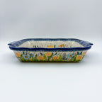11.6" Baker Ada with Handles. Handmade in Poland.  UNIKAT Songbird Garden Design