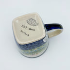 Bottom of Snowdrop Garden XL mug showing Kalich Unikat stamp