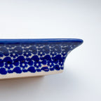 5" Bowl/Petite Soap Dish.  Handmade Polish pottery.  UNIKAT Spring Breeze