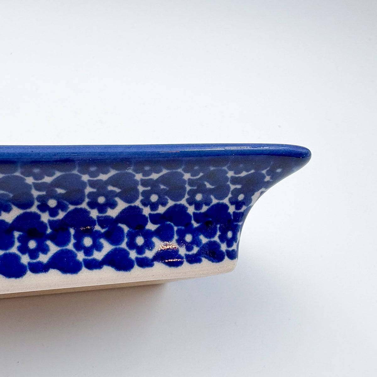 5" Bowl/Petite Soap Dish.  Handmade Polish pottery.  UNIKAT Spring Breeze