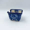 3" Sugar Packet Holder. UNIKAT Divine Cobalt Design