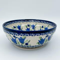 Tulip Fields bowl on white background, front view
