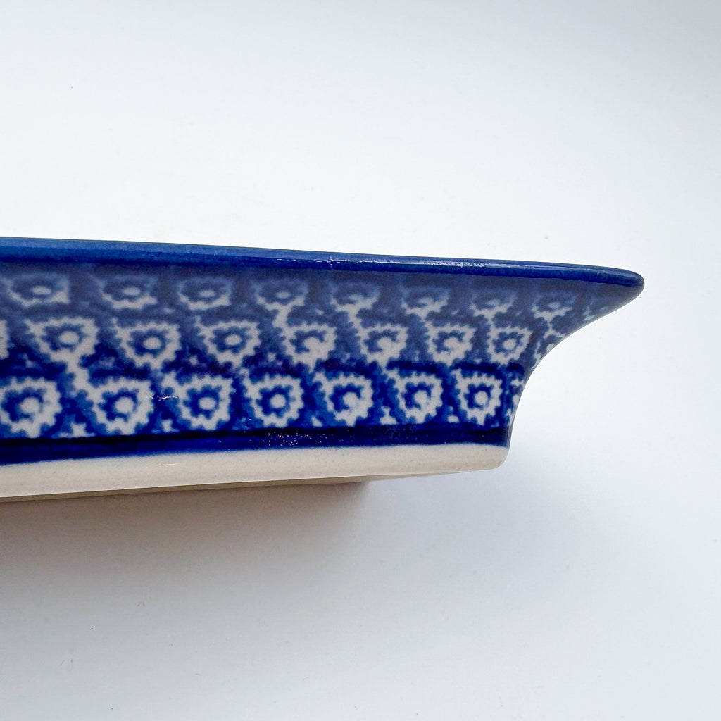 5" Bowl/Petite Soap Dish.  Handmade Polish pottery.  UNIKAT Wild Garden Design