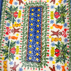 9" Boat Dish .  Hand painted Polish pottery stoneware.  UNIKAT Candyland