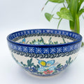 Butterfly Flower Bed deep bowl on white background, front view