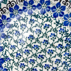  7.91” plate in the Unikat Blue Dogwood pattern