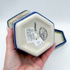 5” Flower Pot.  Handmade Polish pottery.  UNIKAT Tulip Fields
