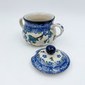 7oz. Sugar Bowl.  Baby Blue Bird Design