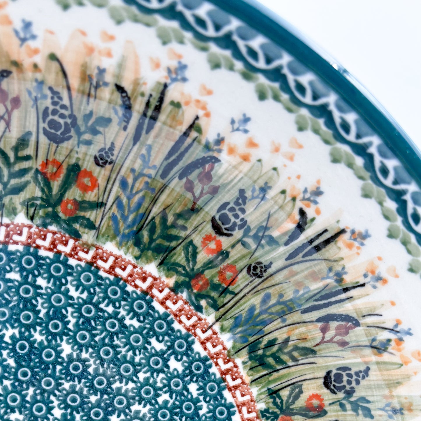 13" Bowl:  UNIKAT Harvest Design