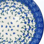 10” plate in the Baby Bluebird pattern
