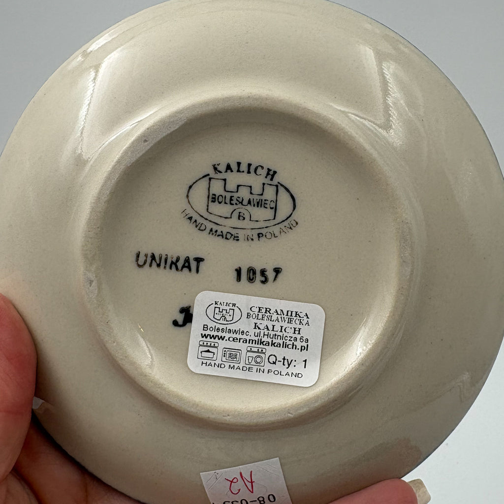 Round Butter/Cheese Covered Dish: UNIKAT Monarch Pattern