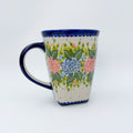 Hydrangea Fields mug on white background, front view