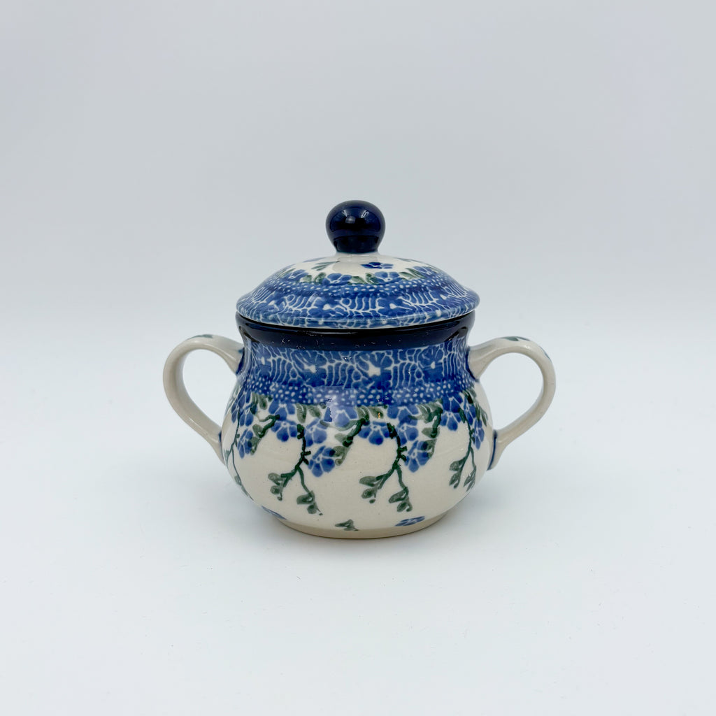 7oz. Sugar Bowl.  Baby Blue Bird Design