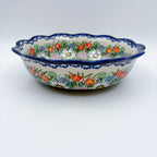 Cottage Garden Kora bowl on white background, front view