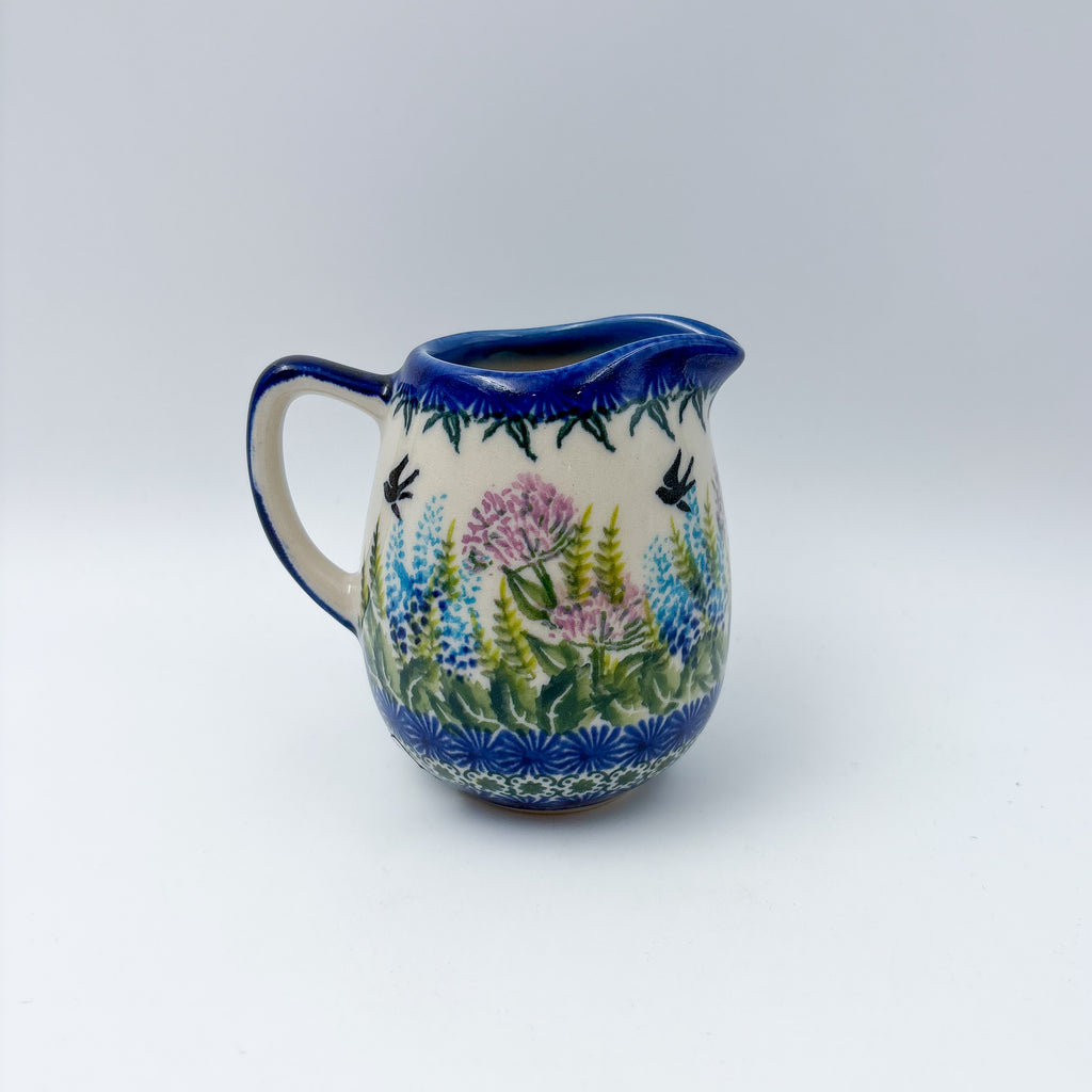 8 oz Atena Pitcher/Creamer.  UNIKAT Danda Bird Design