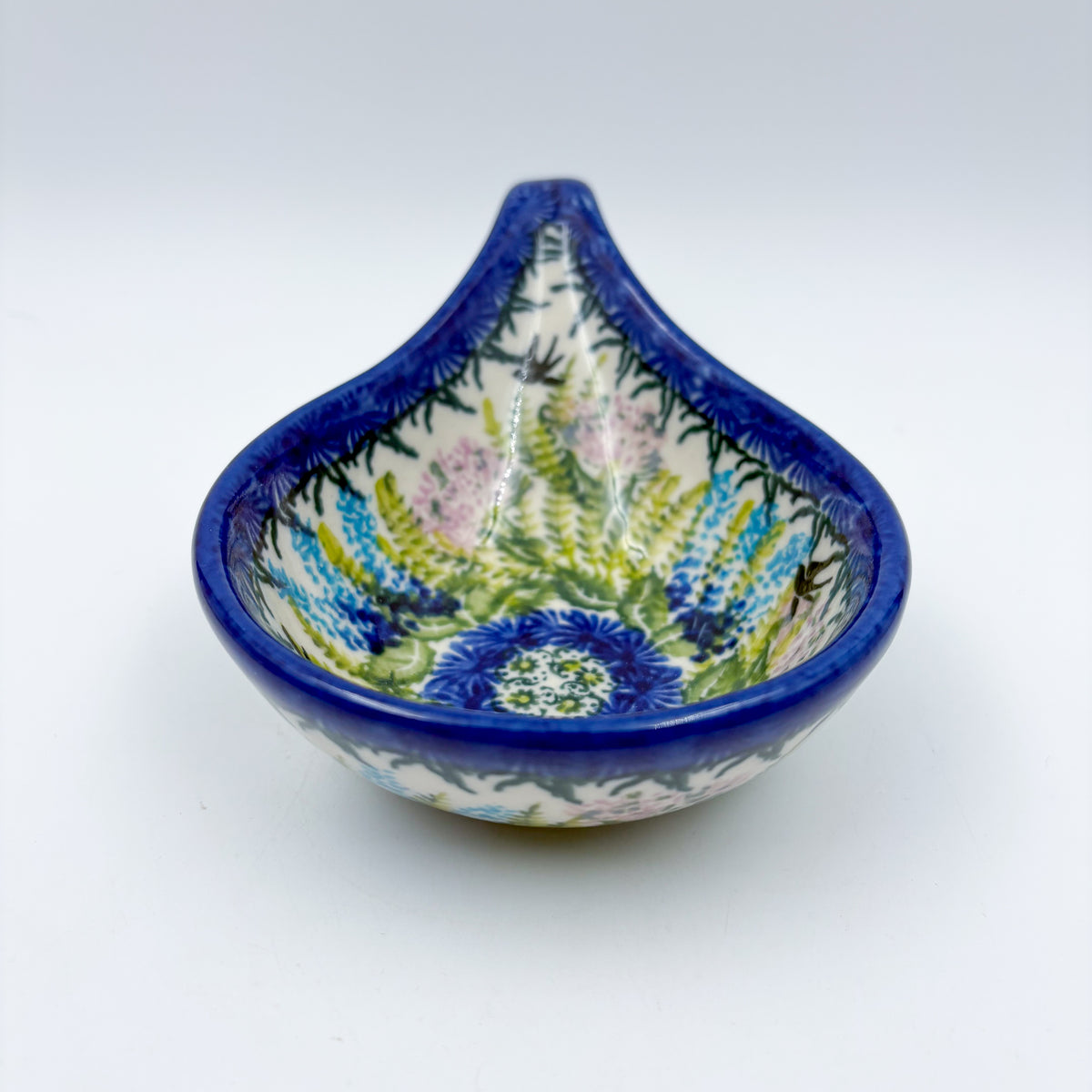 Spoon Stand.  Handmade Polish pottery.  UNIKAT Danda Bird