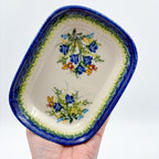 6" Butter Platter: UNIKAT Bluebell Meadow