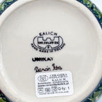 6" Baker with handles. Handmade in Poland.  UNIKAT Danda Bird Design