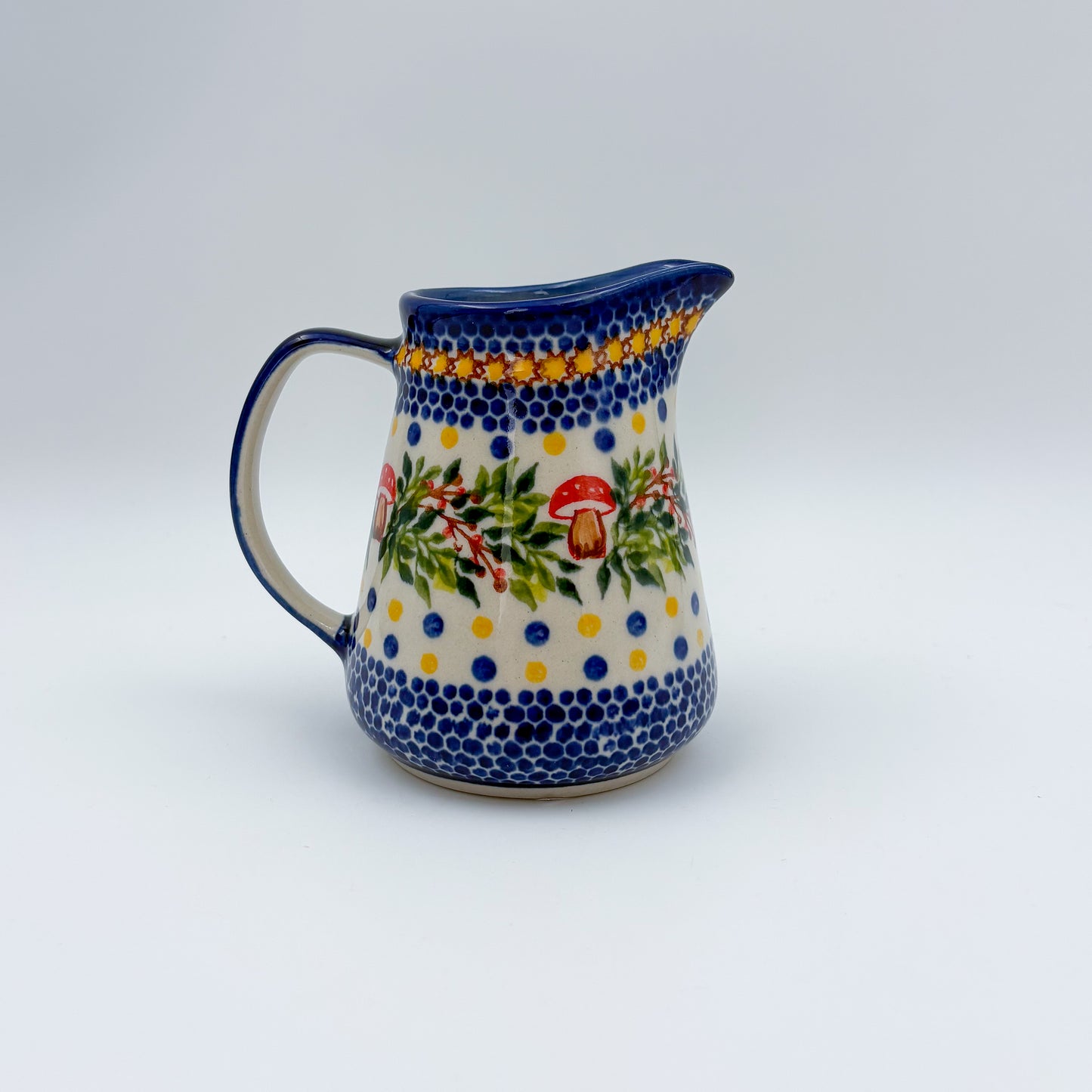 8 oz Pitcher/Creamer.  UNIKAT Mushroom