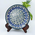  7.91” plate in the Unikat Blue Dogwood pattern