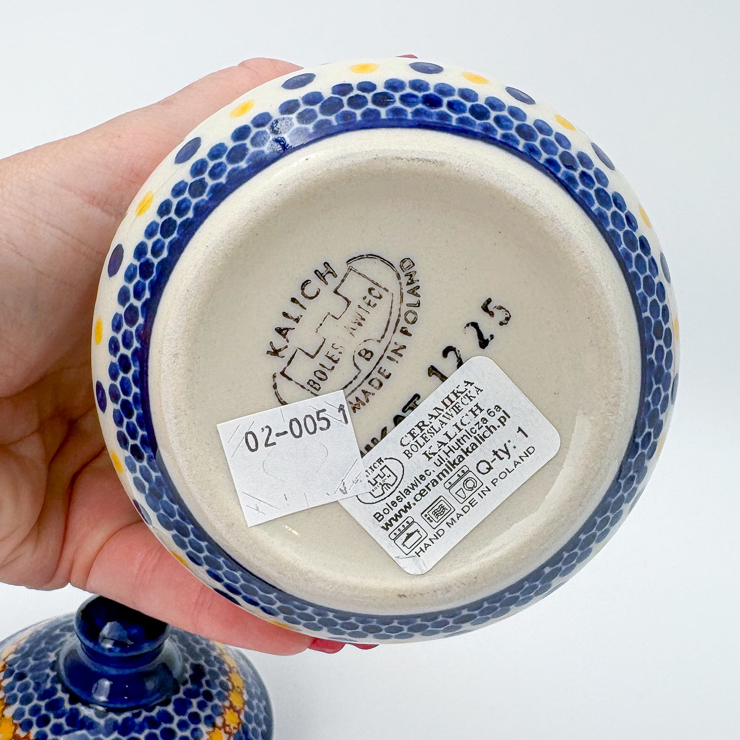 Sugar Bowl Iza.  Mushroom Design