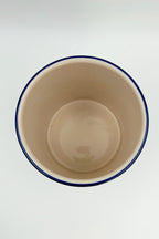 Utensil Jar 6”.  Handmade Polish pottery.  UNIKAT Petal Dance