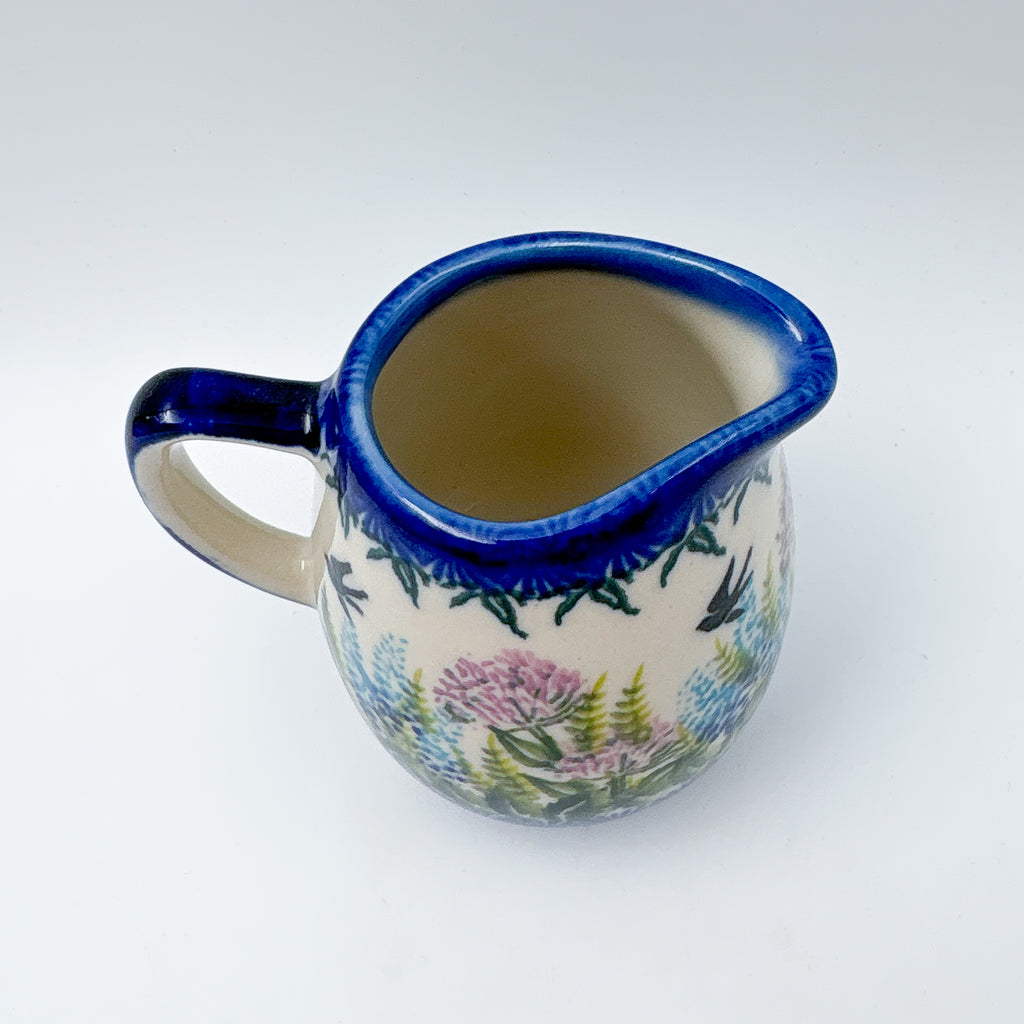 8 oz Atena Pitcher/Creamer.  UNIKAT Danda Bird Design