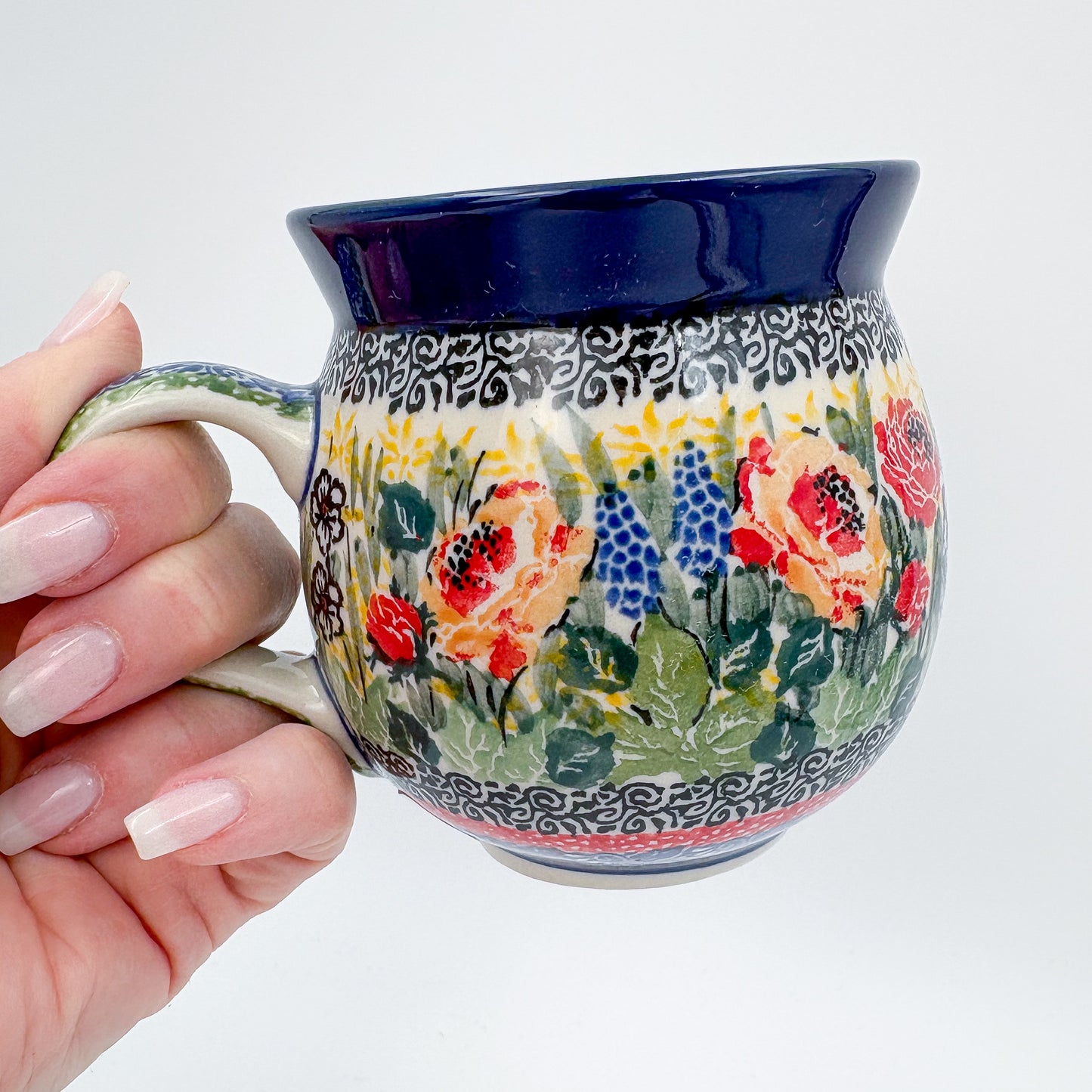 12 oz Bubble Mug.  UNIKAT Splendid Morning Glow