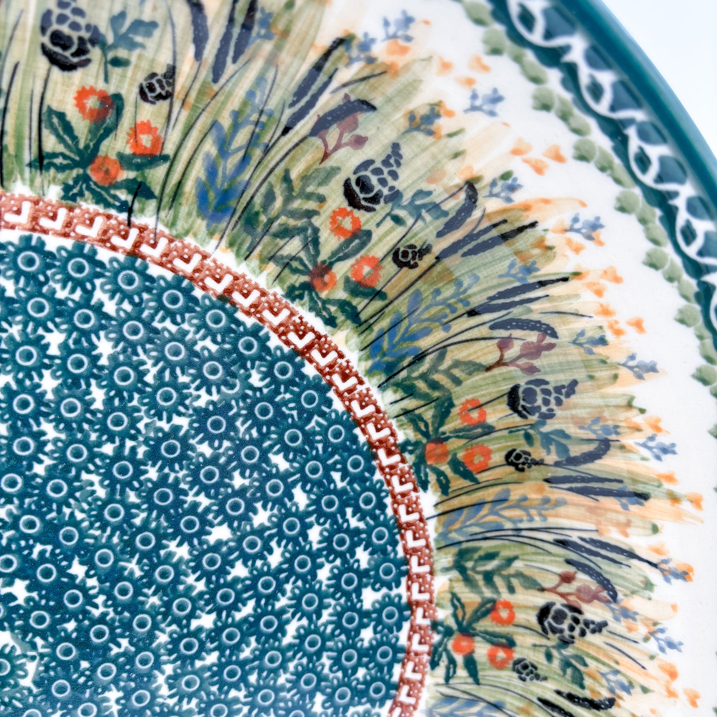 13" Bowl:  UNIKAT Harvest Design