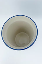 This 8” blue Utensil holder is a handmade by talented Polish artisans. This stoneware is microwave, oven and dishwasher safe as well as chip resistant.