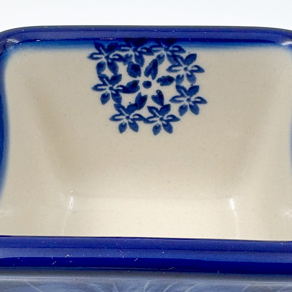 3" Sugar Packet Holder. UNIKAT Divine Cobalt Design