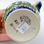 5 oz Allegro Creamer.  Handcrafted in Poland. UNIKAT Tulip Fields