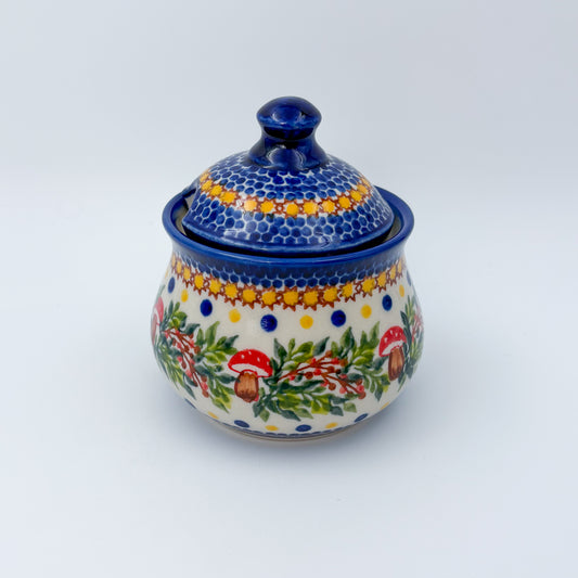 Sugar Bowl Iza.  Mushroom Design