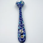 Spoon Lg 8”.  Handmade Polish pottery. UNIKAT - Style 1