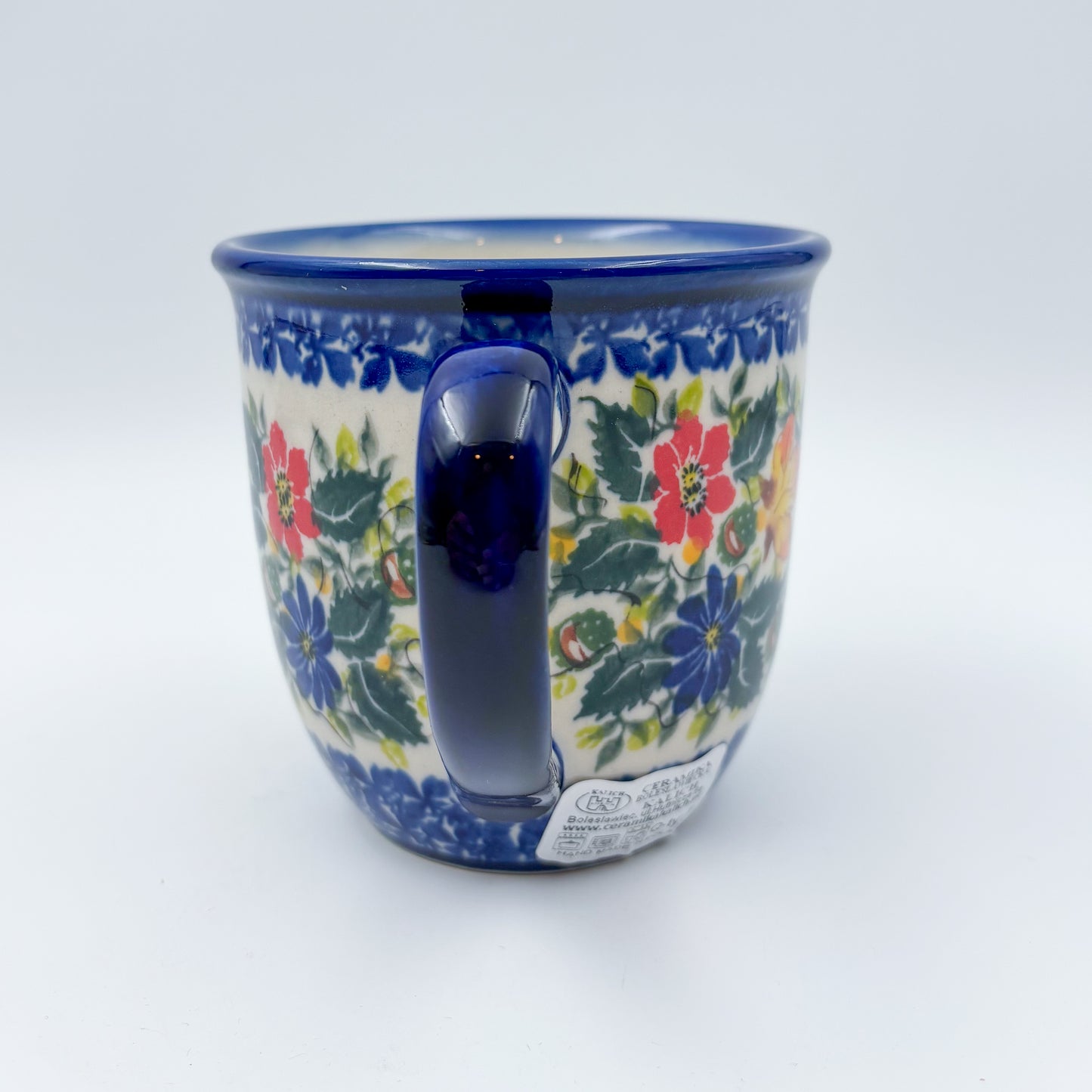 14 oz Viking Mug. Handcrafted Polish pottery stoneware:  UNIKAT Fall Colors