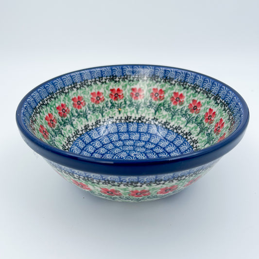 Polish pottery 6.” Bowl in the Maraschino Pattern pattern. Flowers
Ceramika Artystyczna Company