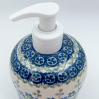  7” floral soap dispenser is a handmade by talented Polish artisans. Dimensions 6.73” x 3.74"
Ceramika Artystyczna Company
